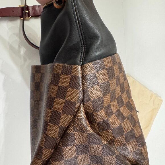 Louis Vuitton Damier Ebene Calfskin Maida in Black - Picture 7 of 16